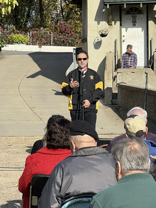 Veterans Day – Harsimus Cemetery 2023 — American Legion Post 419 photo 14