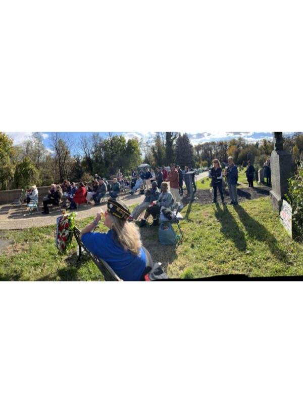Veterans Day – Harsimus Cemetery 2023 — American Legion Post 419 photo 11