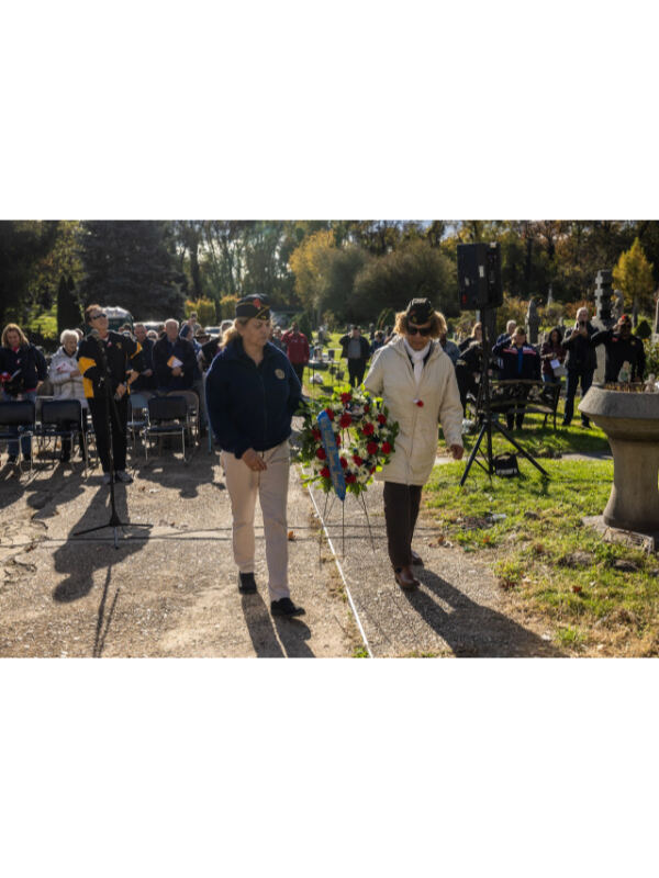 Veterans Day – Harsimus Cemetery 2023 — American Legion Post 419 photo 5