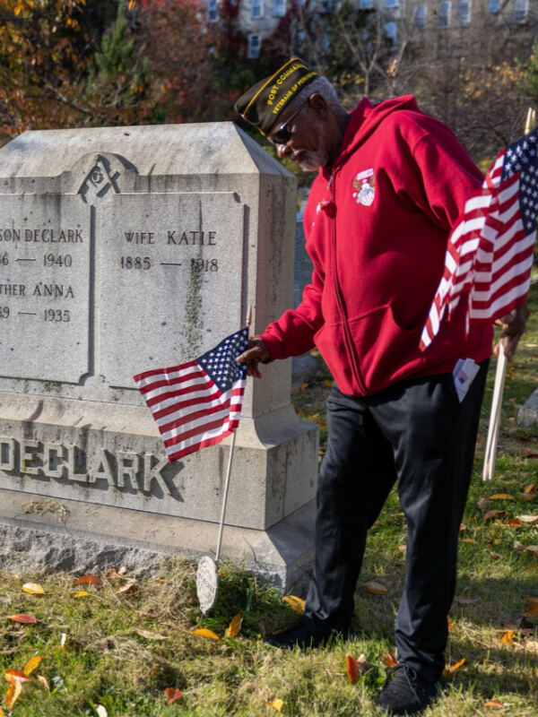 Veterans Day – Harsimus Cemetery 2023 — American Legion Post 419 photo 6